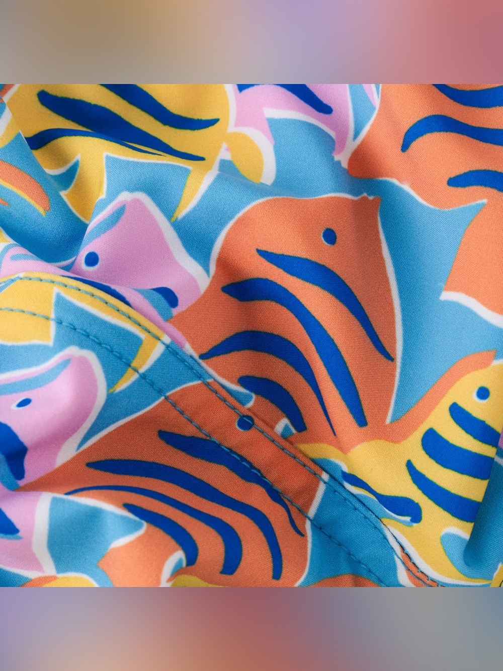 Chubbies Toddler Boys' Classic Swim Trunks Fish Tank Print NWT - Picture 3 of 4
